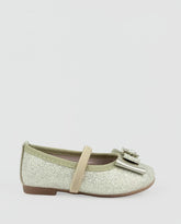 Baleta Moño Brillos Champagne Fiesta